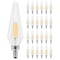 Luxrite HX10.5 LED Light Bulbs 4.5W 60W Equivalent 500LM 2700K Warm White Dimmable E12 Base, 24PK LR21670-24PK - alternate 1
